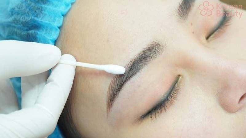 K tạo dáng lông mày chữ bát semi-permanent hay nhất